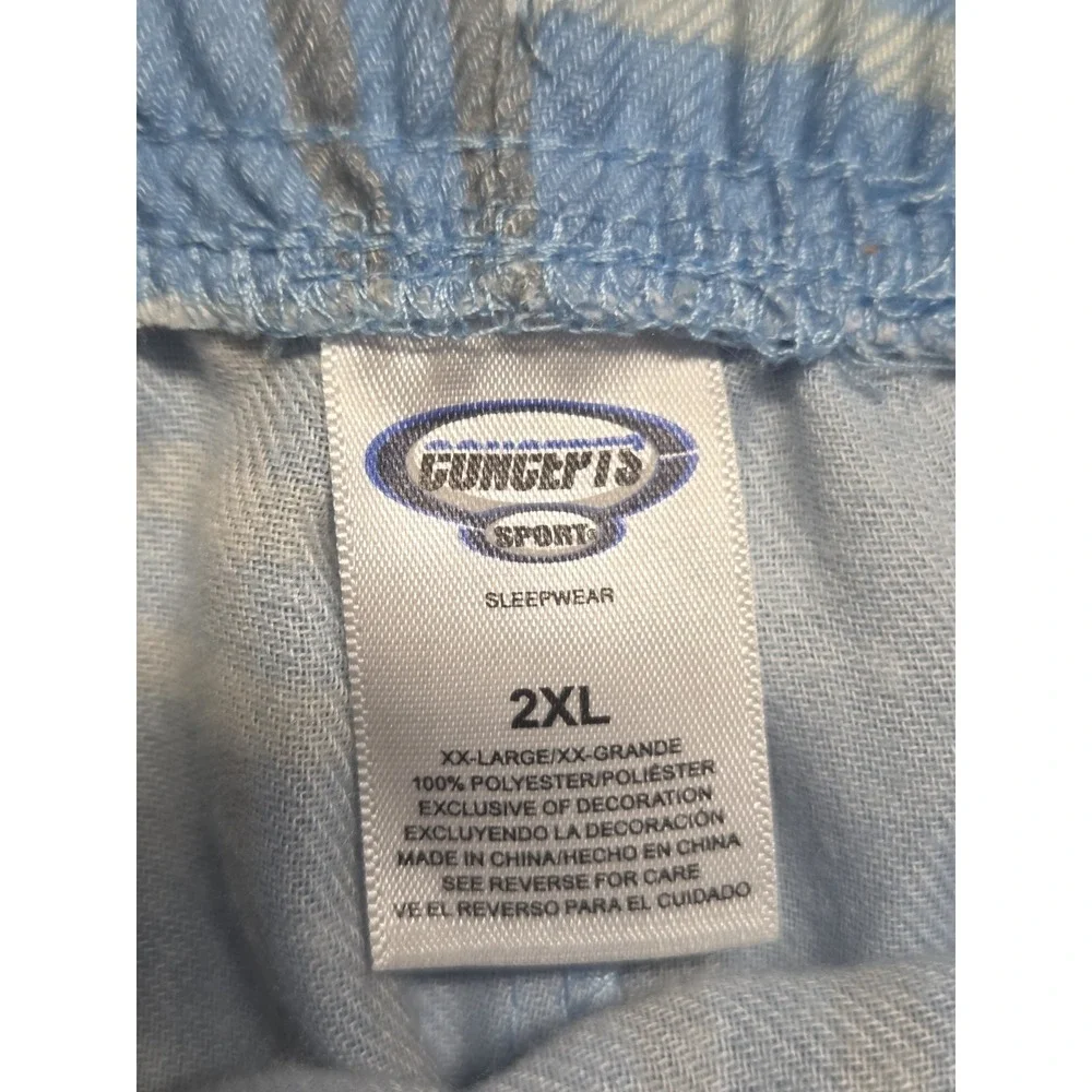 North Carolina Tarheels Mens Lightweight Flannel Pajama Pants Concepts Sport 2XL